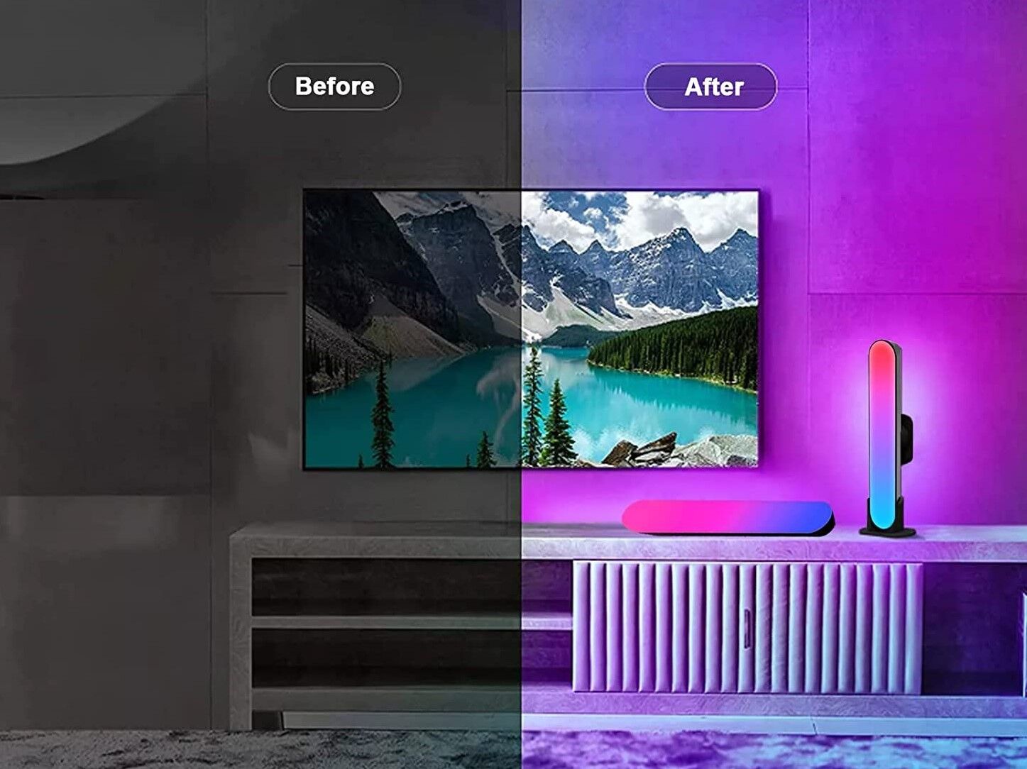 barres lumineuse connectee zetoke